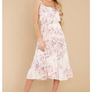 Shop Red Dress cream and pink floral dress